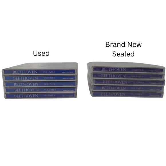 Beethoven CD Music Collection Volumes 1-10 Direct Source 2003 Some New Some Open - Picture 5 of 8